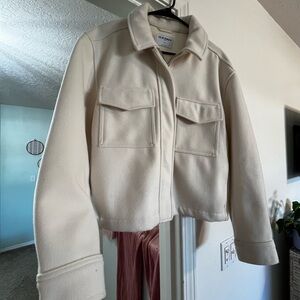 Old Navy Women's Utility Jacket in Cream